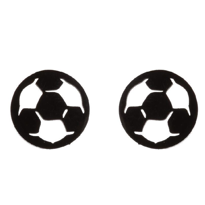 Retro Sports Olive Football Series Female Earrings