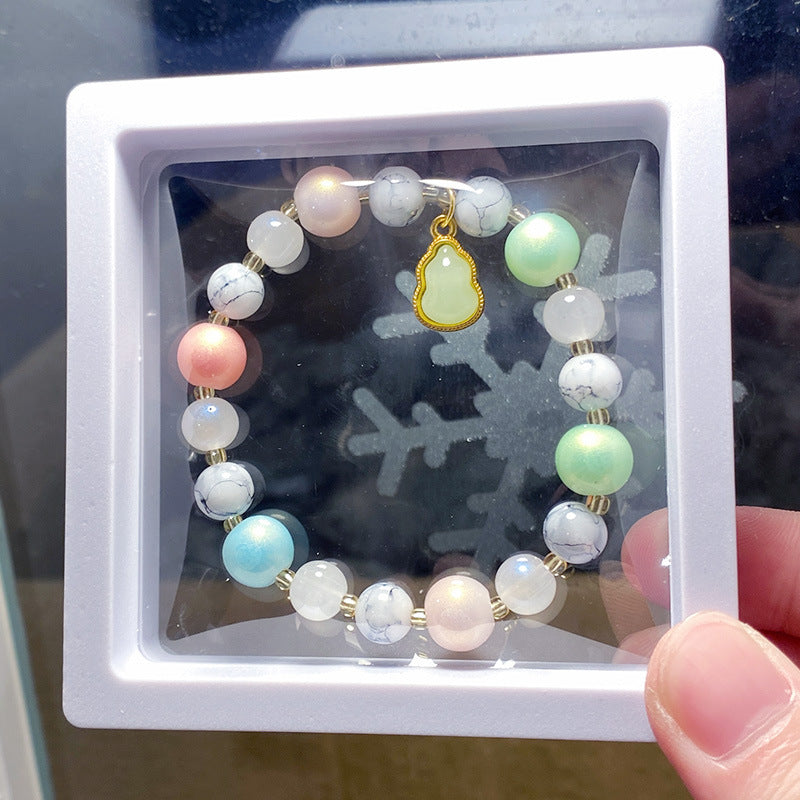Women's High-grade Gourd Beaded Light Luxury Korean Style Girlfriends Bracelets