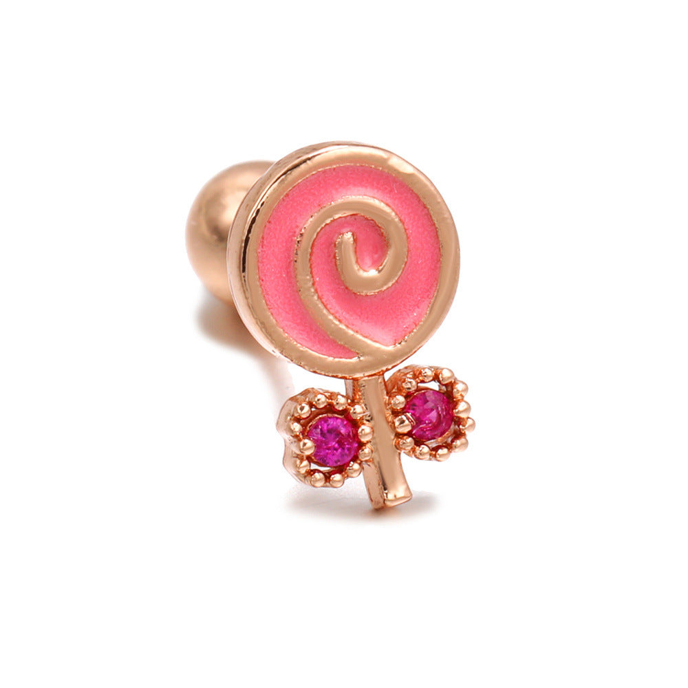 Candy Ear Bone Lollipop Ice Cream Earrings