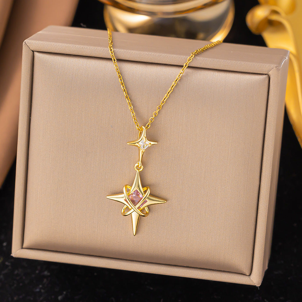 Gold Light Luxury High-grade Clavicle Chain Necklaces