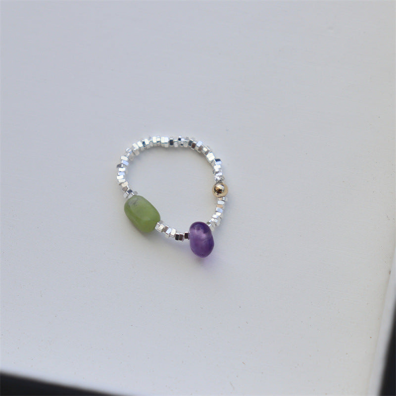 Of Sier Natural Freshwater Pearl Stretch Rings