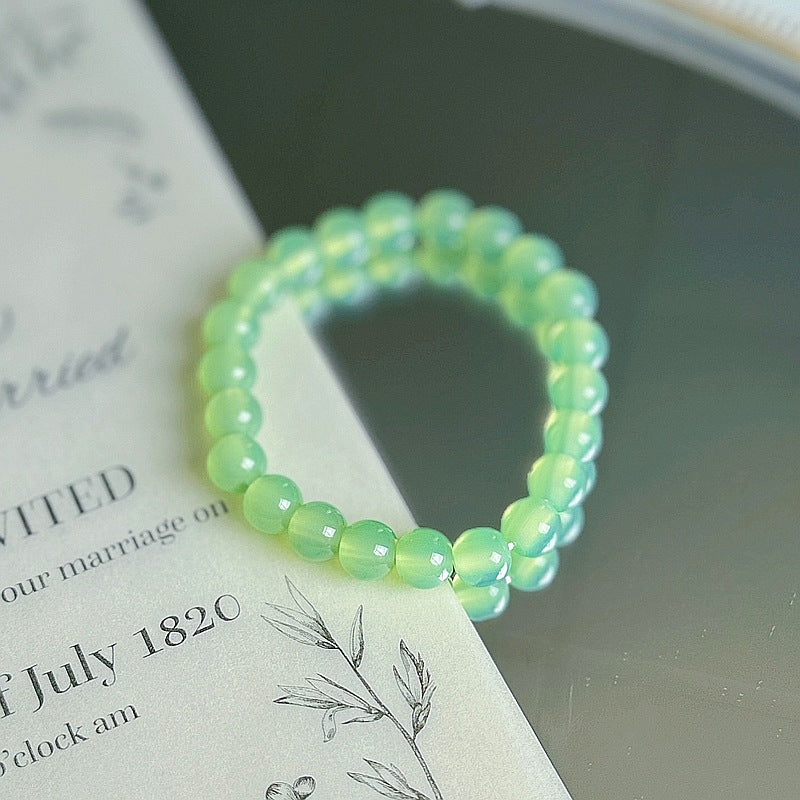 Purple Crystal Female Pliable Temperament Rosary Decompression Hand Bracelets