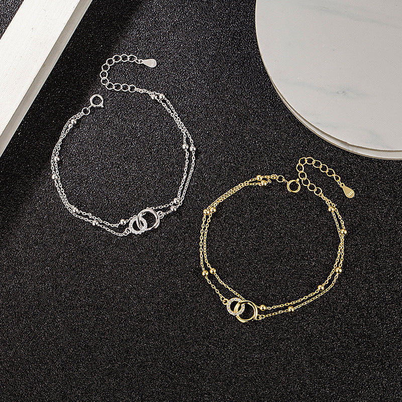 Sier Design Mobius Strip Fashion Buckle Valentine's Bracelets