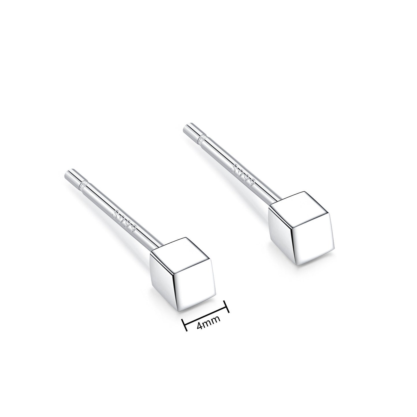 Women's Sterling Sier For Trendy One Week Small Ornament Earrings