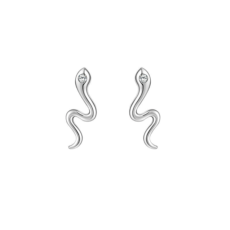 Men's Simulated Snakes Ear Korean Fashion Design Cold Earrings