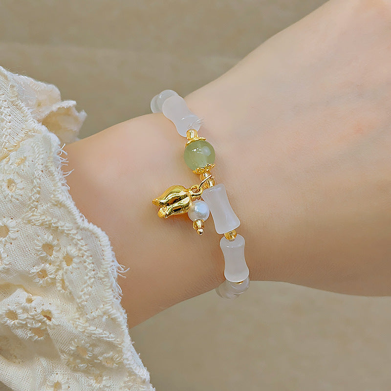 Beaded Glass Sweet Outdoor Hand Jewelry Bracelets