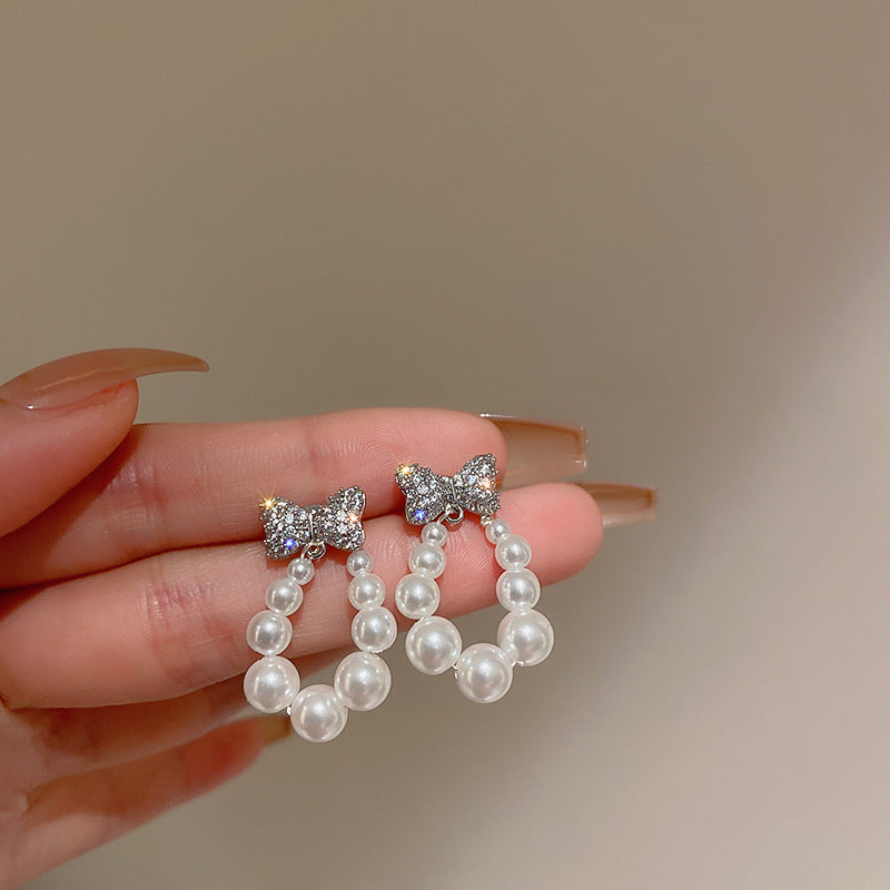 Luxury Mermaid Pearl Fashion High Sense Earrings