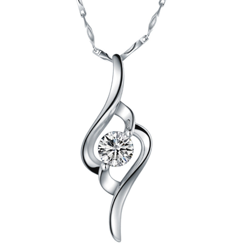 Women's Arrow Of Love Imitation Diamond Simple Fashion Necklaces