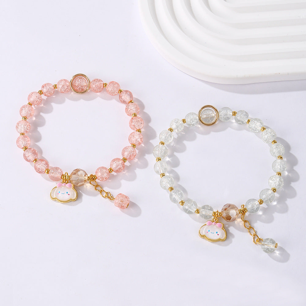 Colored Glaze Beads Cartoon Color Stall Bracelets