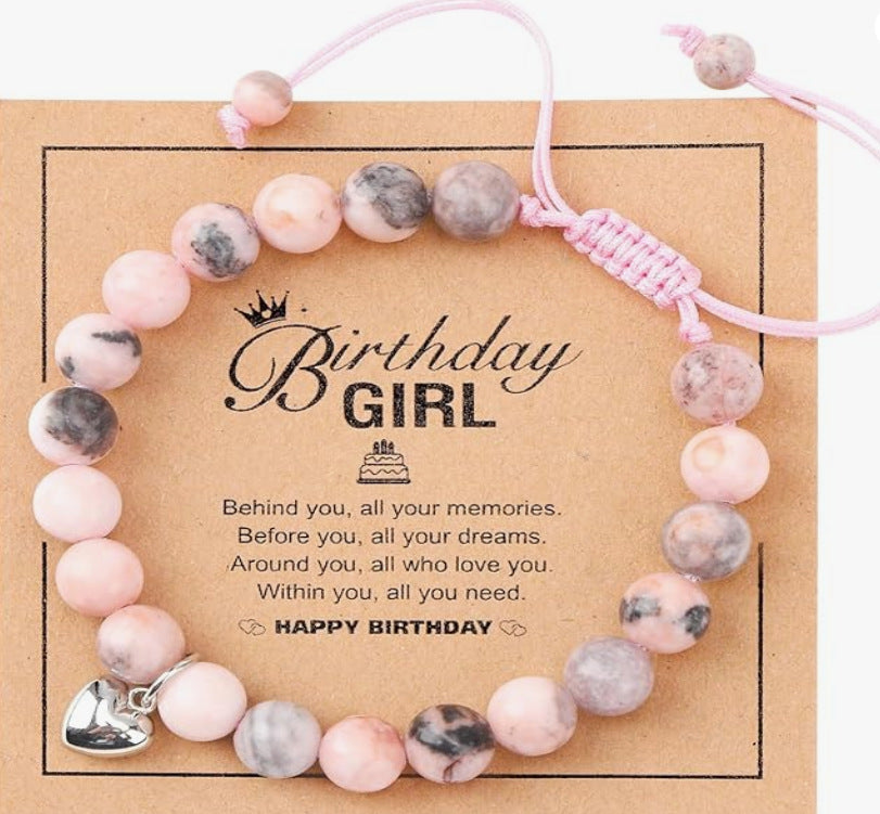 Heart Magnetic Powder Zebra Adjustable Hand Bracelets