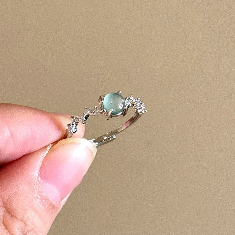 Women's Hollow Wave Geometric Open Trendy Design Rings