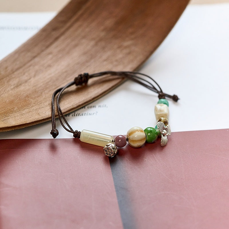 Ancient Bead String Jewelry Chinese Fresh Bracelets