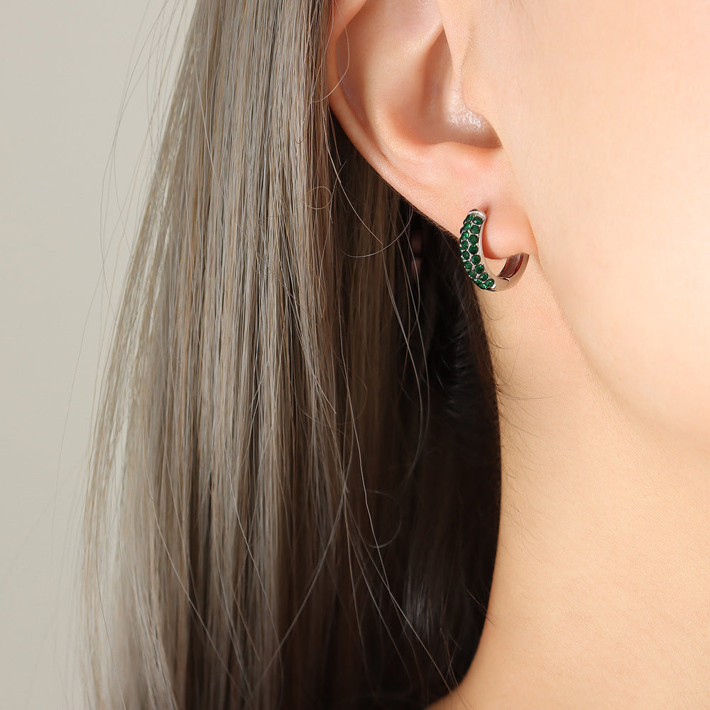 Luxury Twist Vintage Gold U-shaped Fashion Earrings