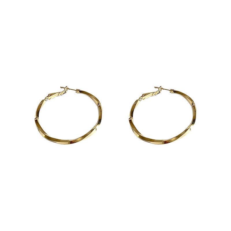 Women's Hoop Trendy Niche Design Elegant High-grade Earrings