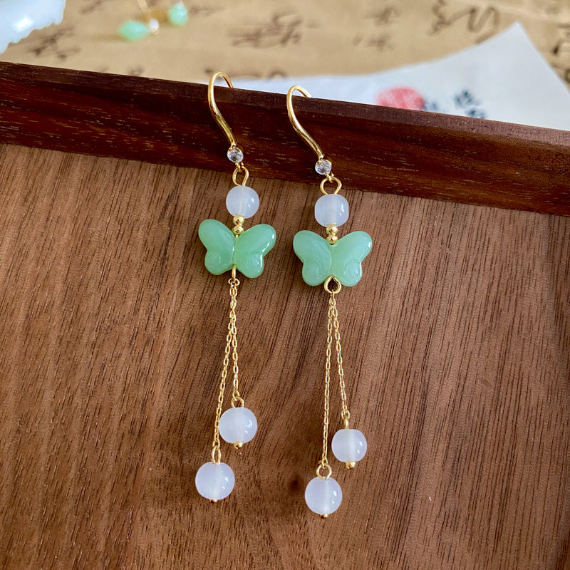 Ink Female Niche Design Ear High Earrings