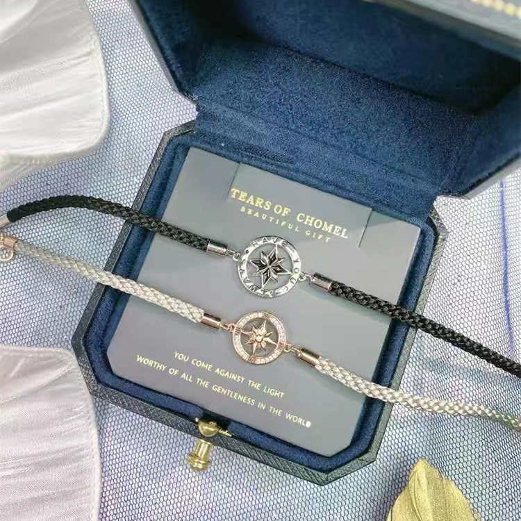 Clock Dial Couple Pair Of Lovers Bracelets