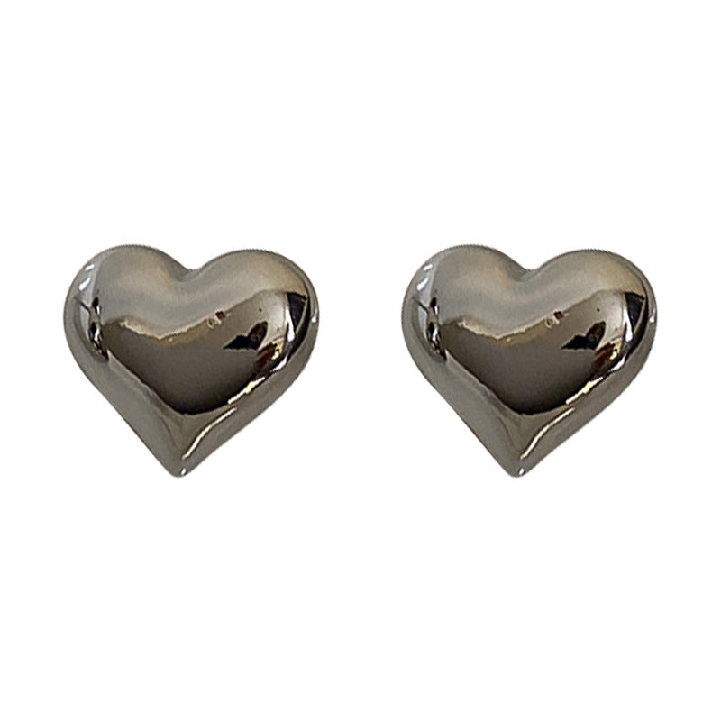 Heart Female Niche Design Advanced Cold Earrings
