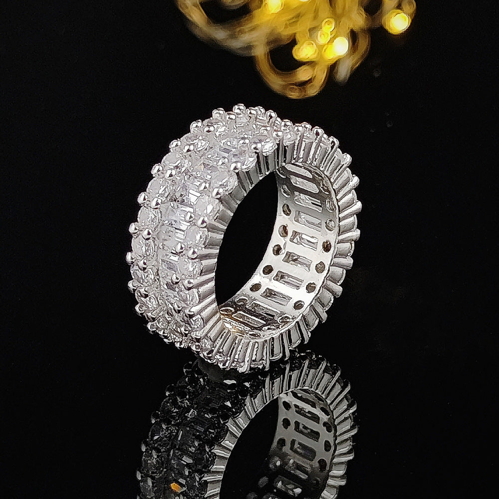 Full Diamond Simple Female Niche Advanced Rings