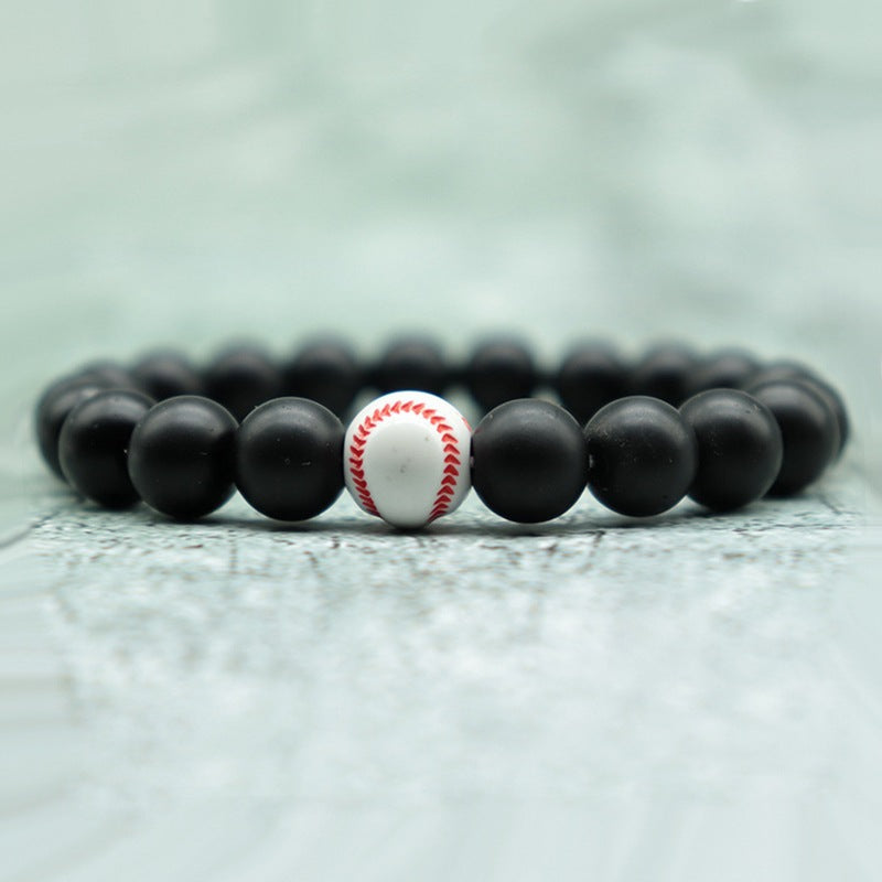 Men's Fashion Sports Fitness Casual Basketball Baseball Bracelets