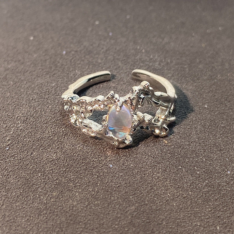 Design Irregular Simple Light Luxury High-grade French Rings