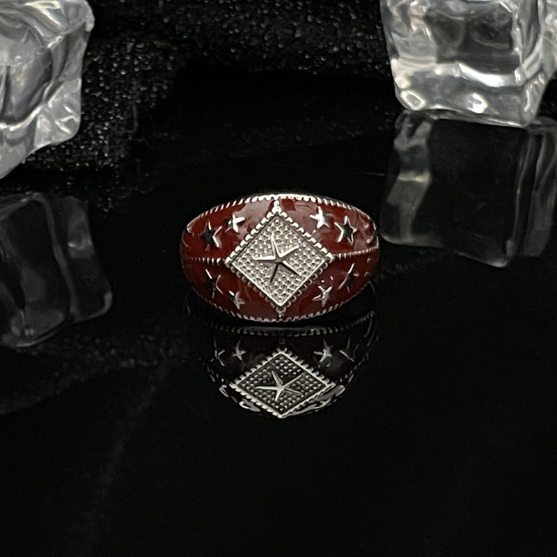 Face Female Cold Style Hot Sweet Cool Rings