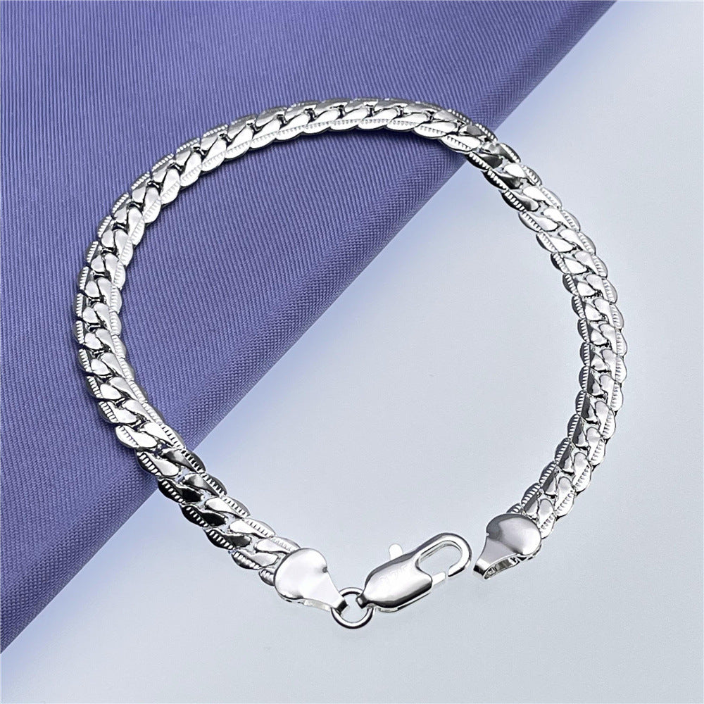 Jewelry Sier-plated Fashionable Exquisite Lace Side Bracelets