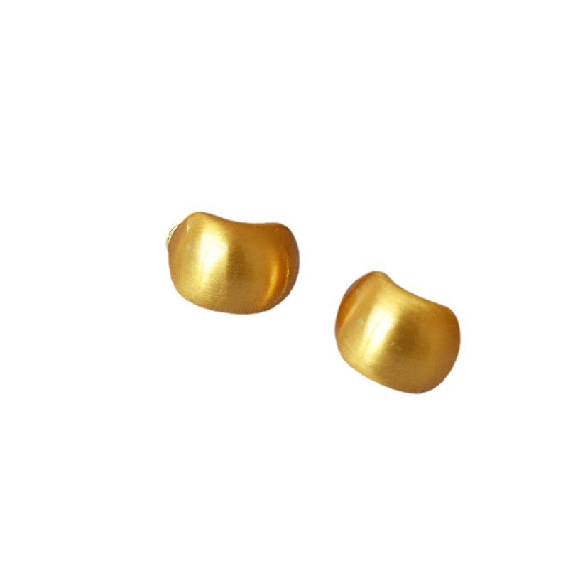 Style Niche Daily Simple Geometric Arc Earrings