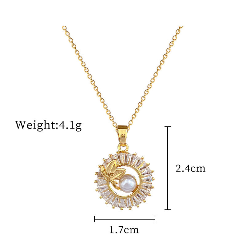 Steel Leaf-shaped Suit Light Luxury Square Earrings