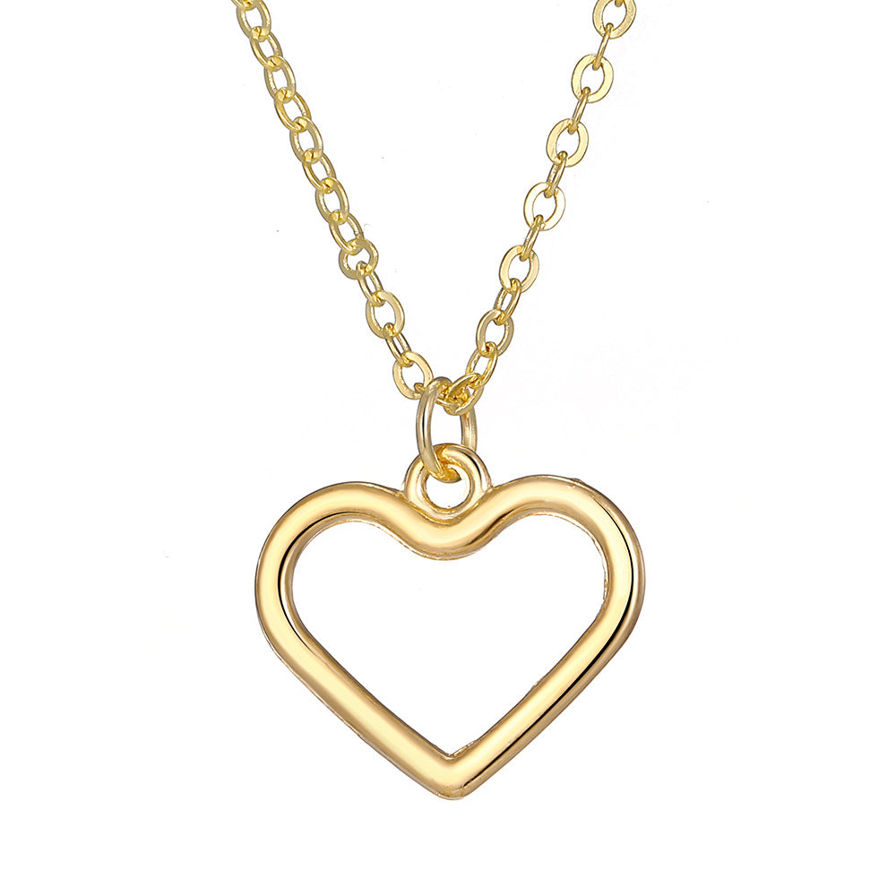 Heart Cross Female Light Luxury Minority Necklaces