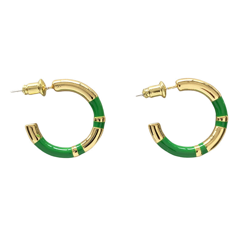 Patch Female French Entry Lux Niche Earrings