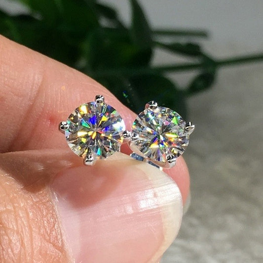 Fashion Accessories Popular Stainless Steel Crystal Earrings