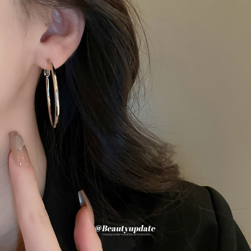 Women's Simple Geometric Niche Minimalist Design Cold Earrings