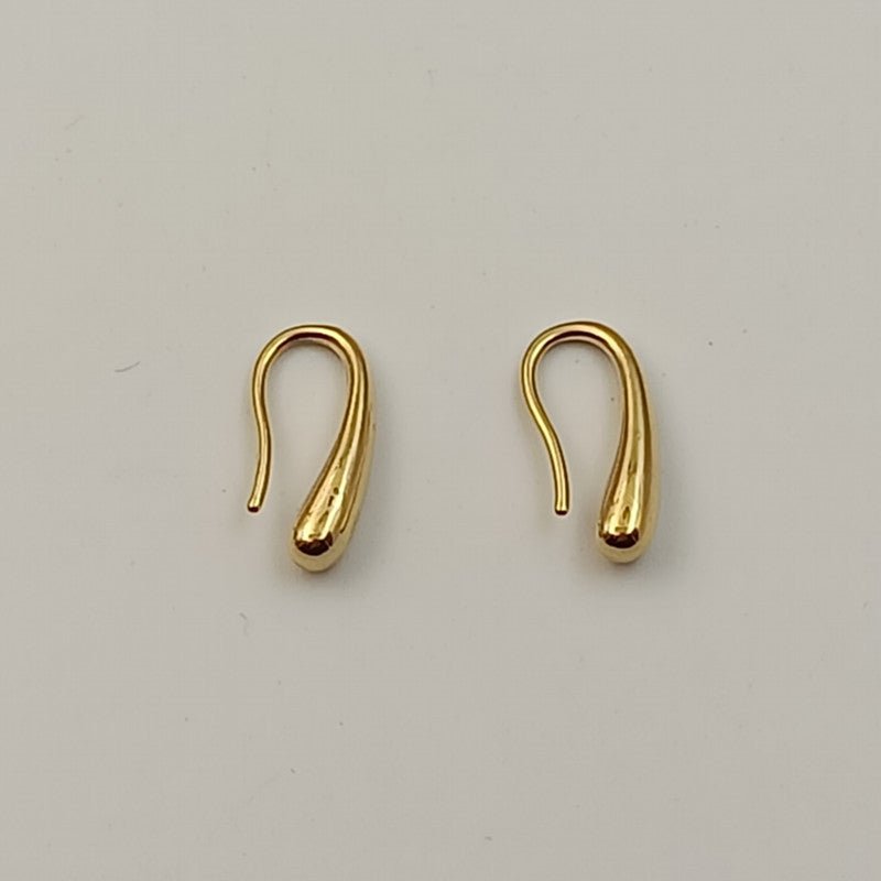 Korean Style Stainless Steel Drop-shaped Cold Niche Design Earrings