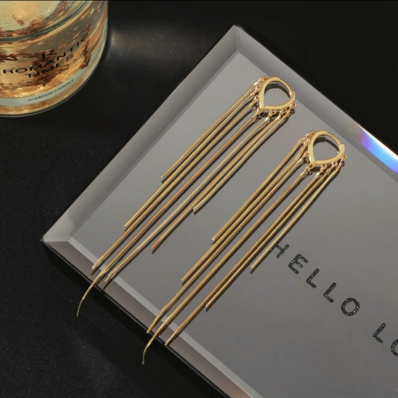 Ear Clip Design High Sense Slim Face Fashion Temperament Earrings