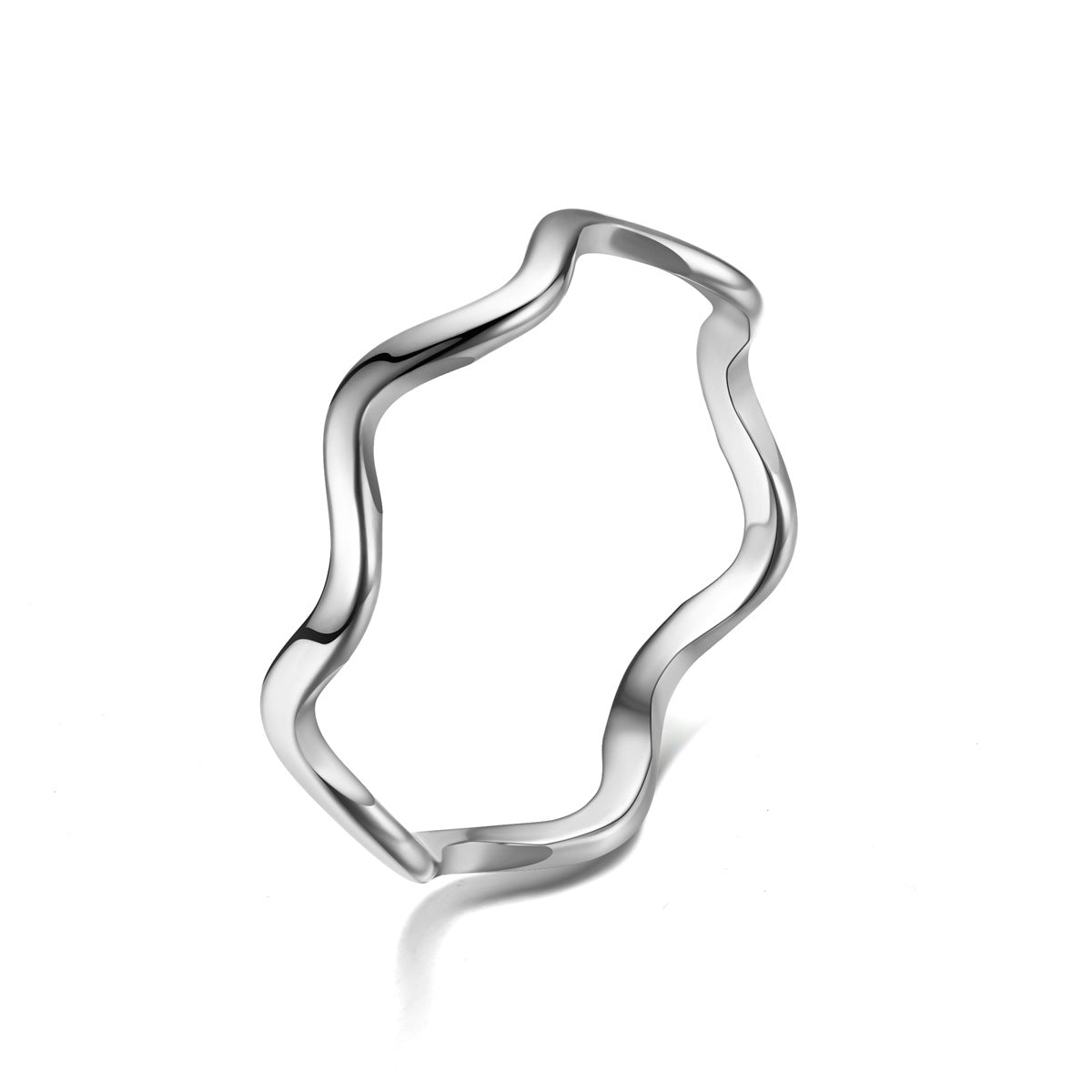 Women's Luxury Titanium Steel Design Sense Niche Hip Rings