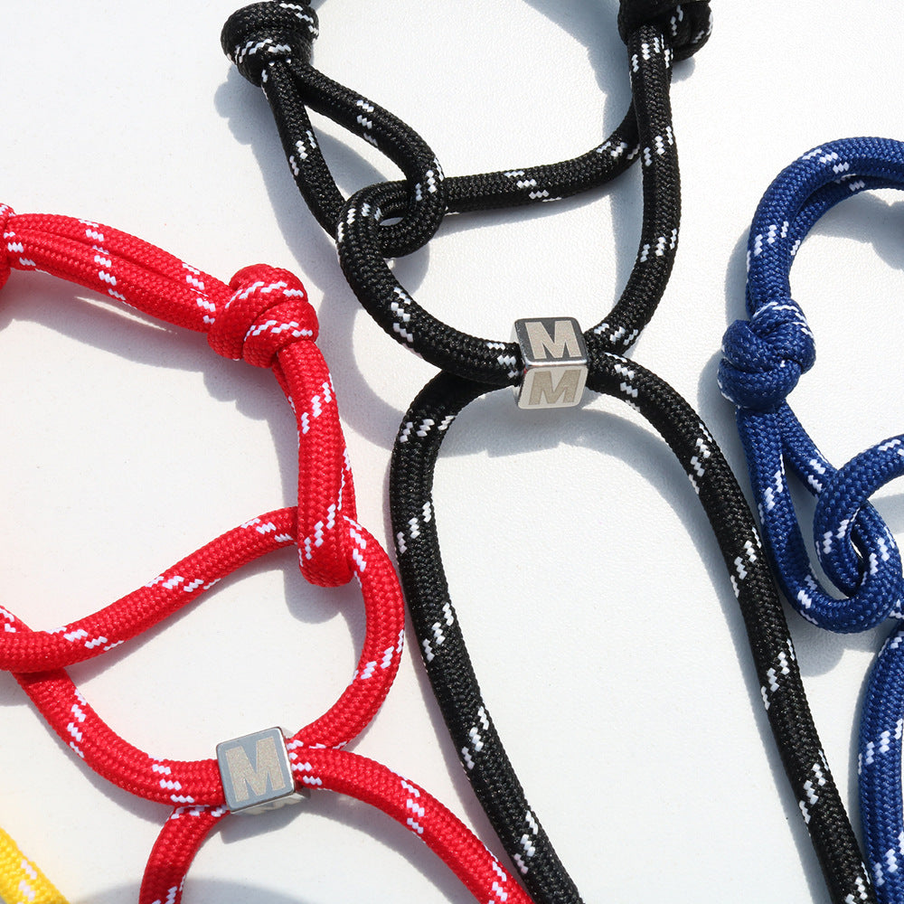 Rope Nylon Color Stylish Adjustable Polyester Bracelets