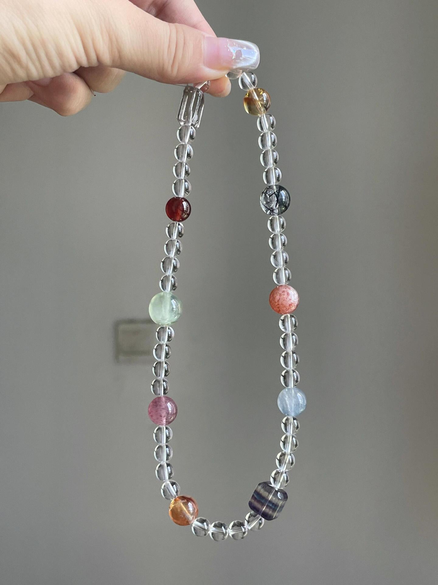 Women's Color Crystal Natural White Style Design Bracelets
