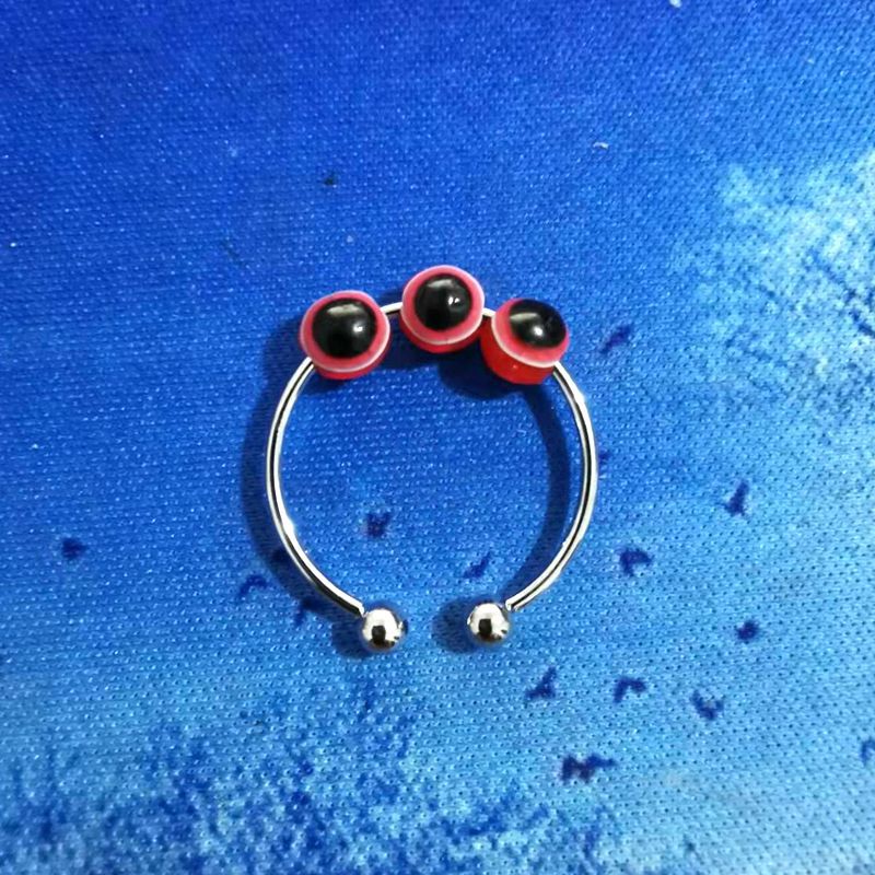 Shining Sand Beads Anxiety Personality Fashion Ornament Rotating Simple Rings