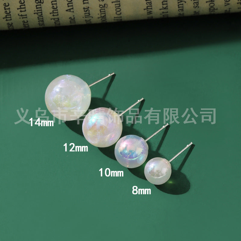 Pearl High-grade Light Luxury Mosquito Coil Earrings