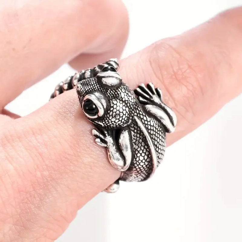 Gothic Lizard Cute Animal Hip Hop Rings