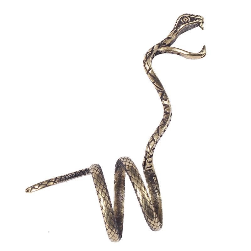 Women's & Men's Holder Smoking Creative Domineering Personalized Snake Rings