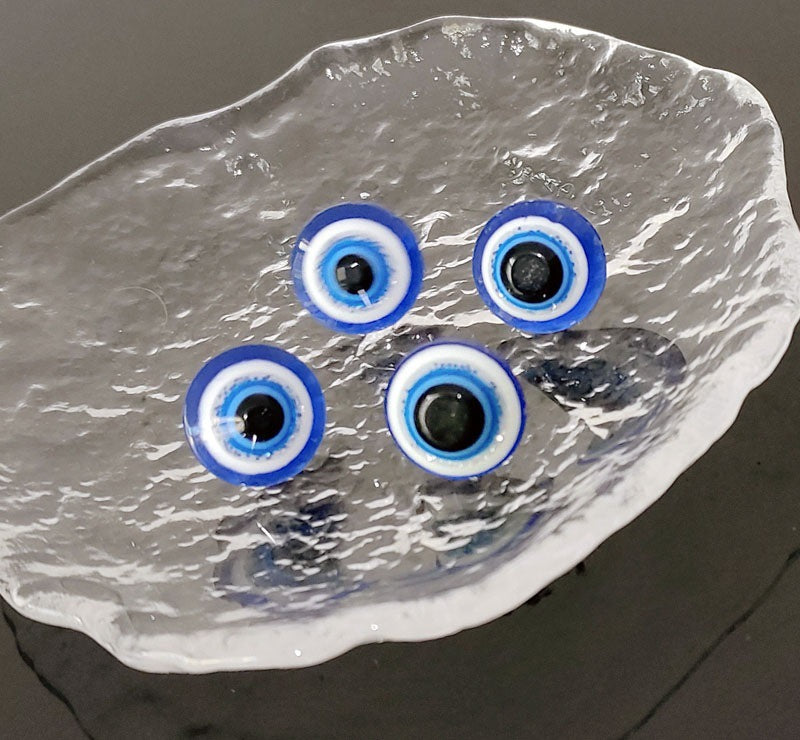 Devil's Eye Blue Eyes Acrylic Vintage Rings