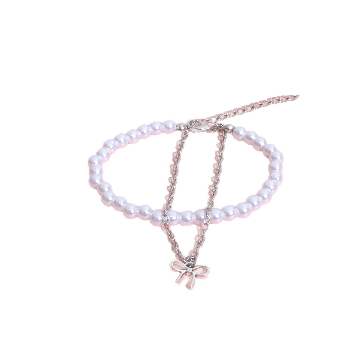 Women's Style Bow Pearl Light Luxury Minority Exquisite High Bracelet