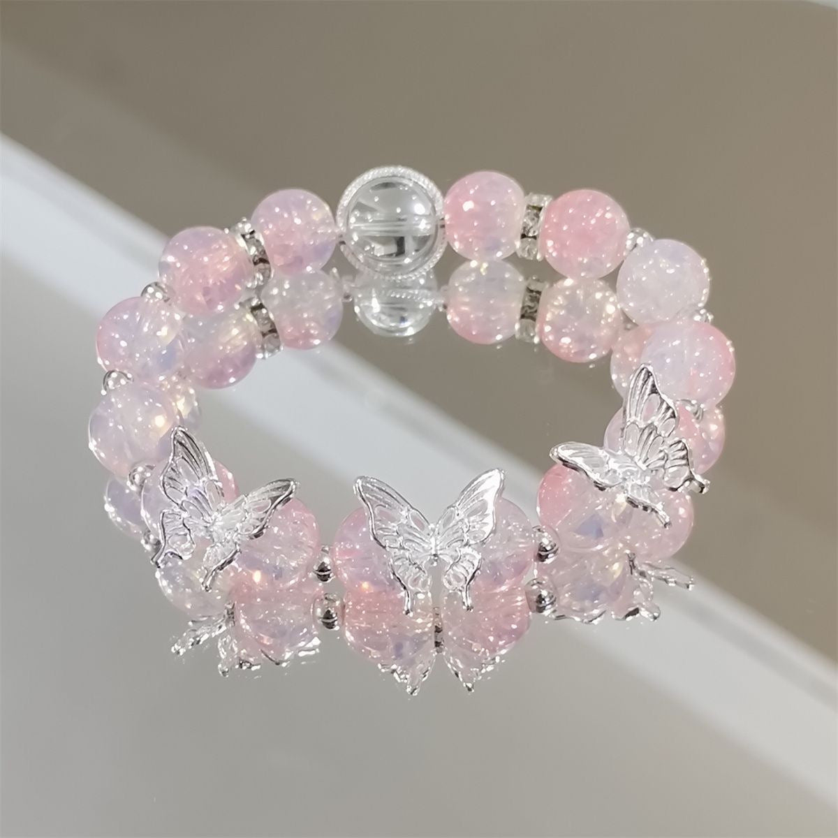 Chinese Butterfly Female Sweet Super White Bracelets