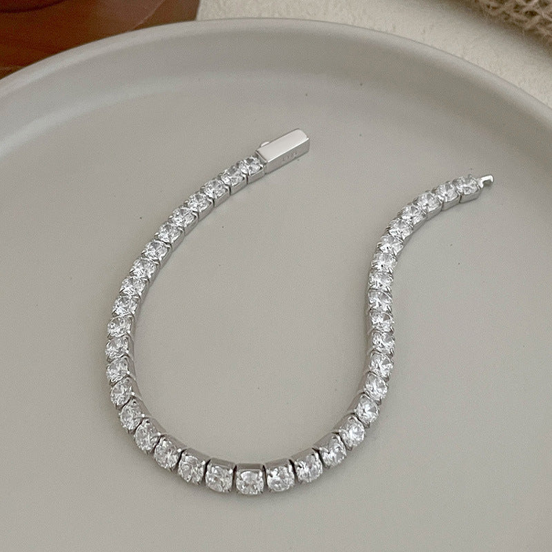 Women's & Men's Tennis Sterling Sier Super Flash Gang Drill Bracelets