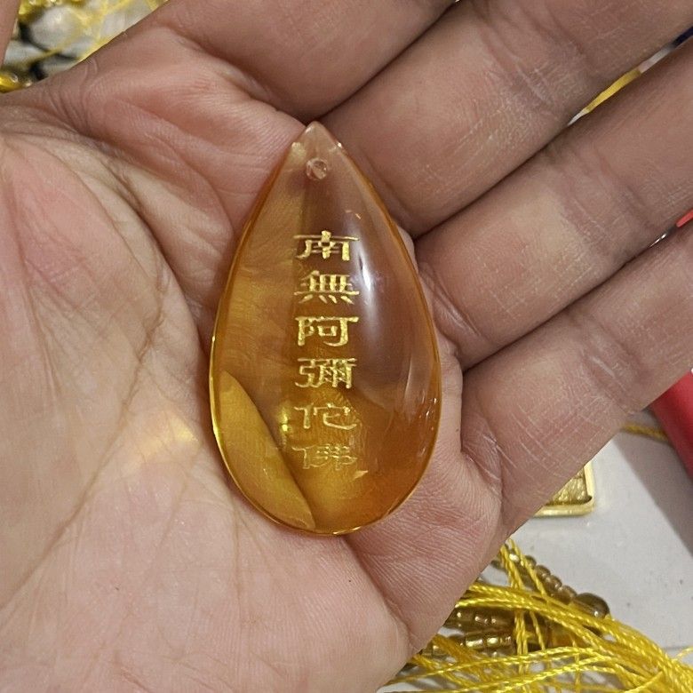 Women's & Men's Citrine Drip Temple Knot Sweater Chain Pendants
