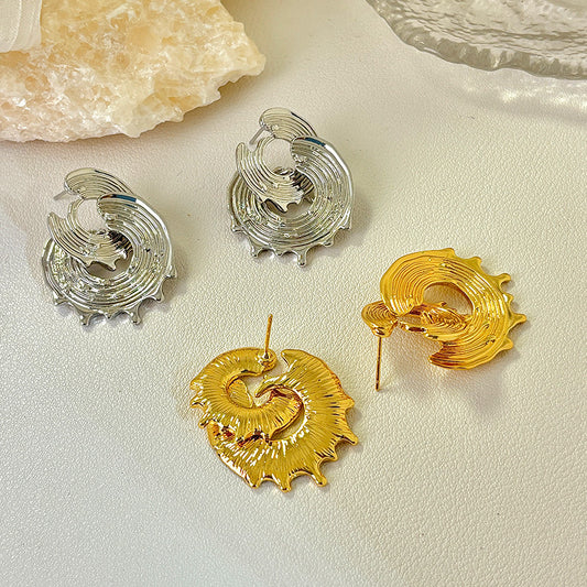 Ear Sier Needle High-grade Niche Personality Earrings