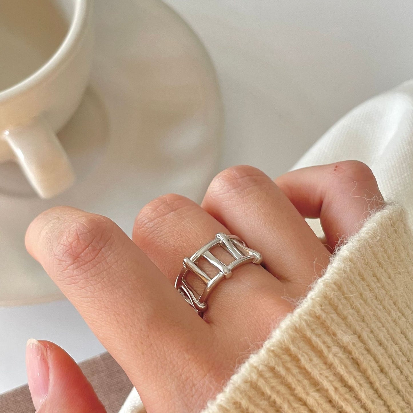 Luxury Minority Design High Sense Index Rings