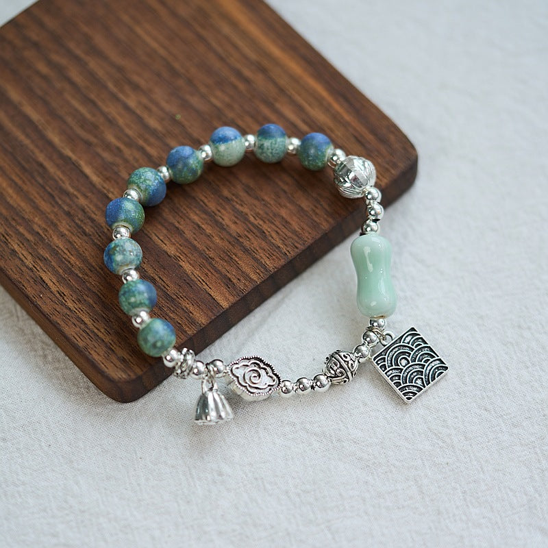 Ceramic National Style Beaded Tibetan Chinese For Bracelets