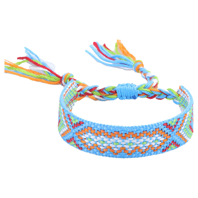 Style Woven Colorful Tassel Lucky Friendship Bracelets